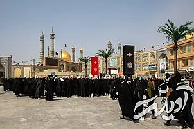 تجمع خودجوش زنان افغانستانی در میدان آستانه قم